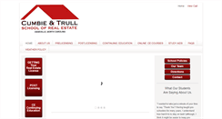 Desktop Screenshot of cumbieandtrull.com